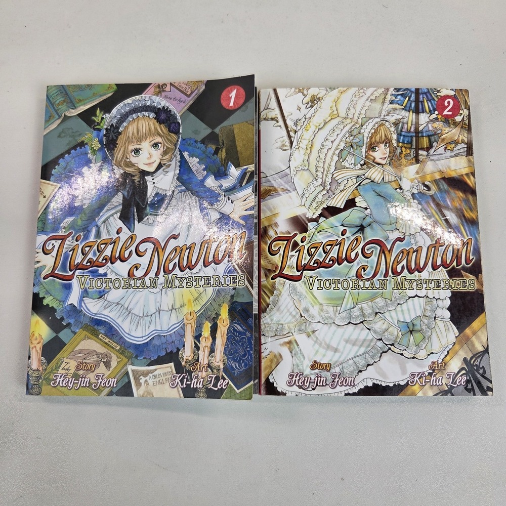 Lizzie‎ Newton: Victorian Mysteries Volume 1 And 2 Manga Lot First Printing